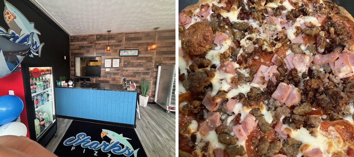 Sharks Pizza Menu