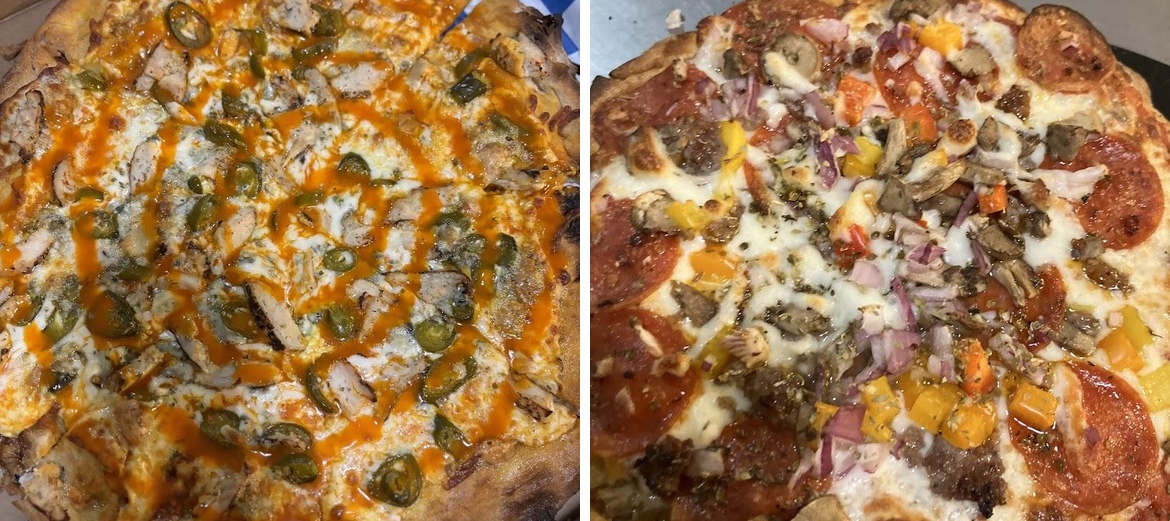 Sharks Pizza Menu